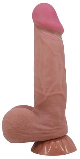 BAILE Sliding Skin Realistic Dildo 21.8 Cm — thumbnail 1