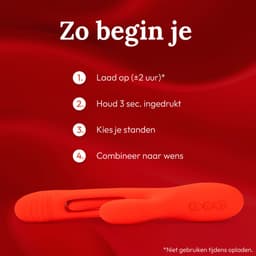 Vibrators voor Vrouwen – 3 in 1 Realistisch Rabbit Vibrator met Clitoris Stimulator & G Spot - Bullet Mini Vibrator - 21 Standen - Waterdicht — thumbnail 4