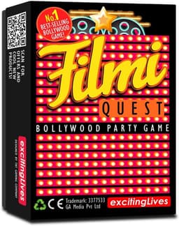 Bollywood Film Party Spel: Trivia & Actie Spel voor Familie en Vrienden — thumbnail 1