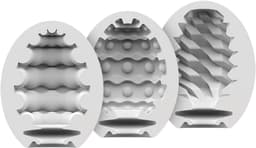 Satisfyer Masturbator Egg, verschillende structuren, hydro-actief TPE, geen glijmiddel nodig, voor eenmalig gebruik — thumbnail 2