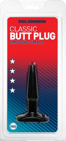 Doc Johnson Buttplug - Klein - Zwart - Ø 25 mm — thumbnail 3