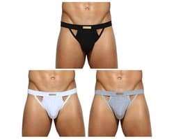 Heren Sexy Jockstrap G-String Ondergoed – Katoenen Boxershorts voor Sport en Ondersteuning