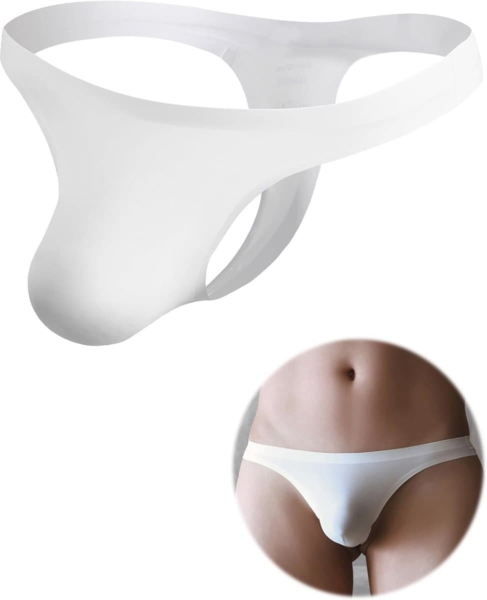 Chic Heren String Tanga - IJszijde, Lage Taille, Ademend, Sexy en Naadloos Ondergoed - Grote Maat — afbeelding 1