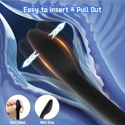 Daity Prostaatstimulatie voor mannen (ook voor beginners), vibrators met ring voor mannen, seksspeeltjes voor mannen en stellen, anaalpluggen voor mannen, vibratorsets met 9 vibratiestanden, anaalpluggen — thumbnail 5