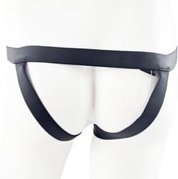 BamBella ® - String bondage - maat Onesize S M L - zwart Sexy erotische heren onderbroek mannen rollenspel v valentijnsdag — thumbnail 4