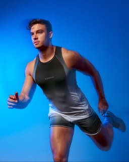 SUPAWEAR SPR Gradient Black/White Multipack 1x Singlet + 1x Shorts - MAAT S — thumbnail 2