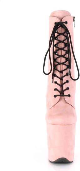Pleaser - FLAMINGO-1020FS Plateau Laarzen, Paaldans schoenen - Paaldans schoenen - 35 Shoes - Roze — thumbnail 2