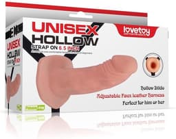 Lovetoy Unisex strap-on voorbind dildo met harnas - 16,5 cm — thumbnail 5