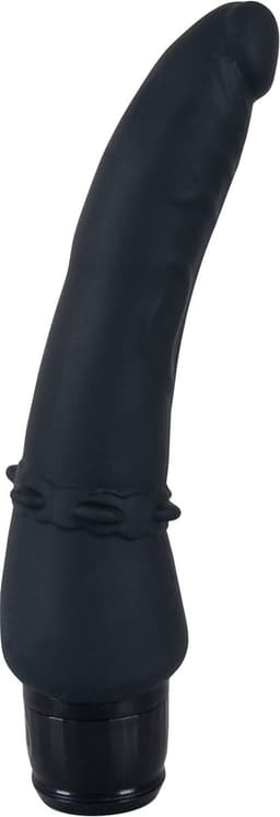 You2Toys – Siliconen Vibrator voor Anaal Gebruik met Eikel en Aders voor Realistische Penetratie – Zwart — thumbnail 1
