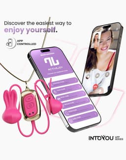IY Tickly - Vibrerende Tepelklemmen met ketting - App Control - Roze — thumbnail 5