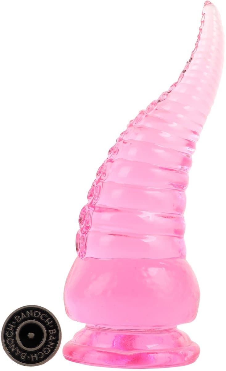 Banoch | Dildo fantasy octopus tentacle | roze | met zuignap | Monster creature — afbeelding 1