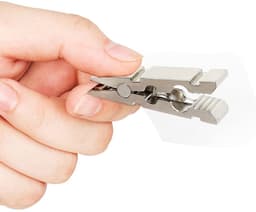 Kiotos - Metalen Tepelklemmen in vorm van wasknijper - 5x Set met 1 Meter Touw — thumbnail 4