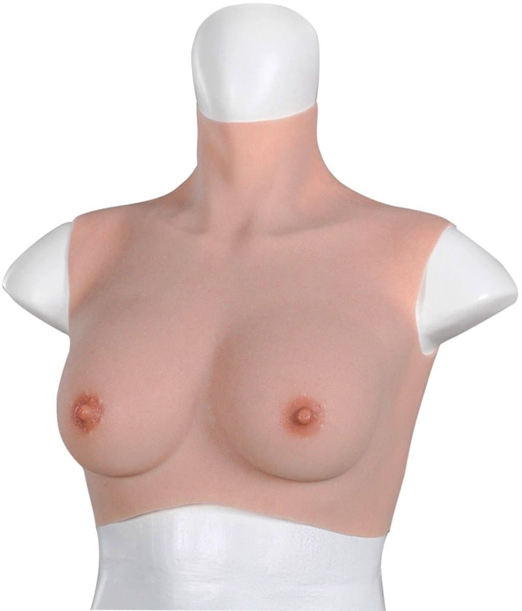 XX-DreamToys - Ultra Realistische Bodysuit - Male to Female - Vrouwentorso Met Borsten - Lichte Huidskleur M — afbeelding 1