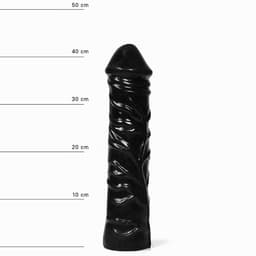All Black Grote zwarte realistische dildo 33 cm — thumbnail 5