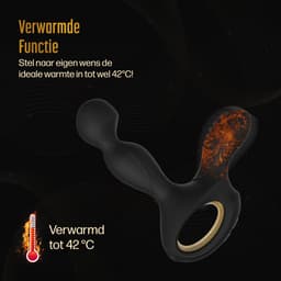 HappySexy Prostaat Verwarmde Vibrator Met Afstandsbediening - Gay & Hetero Stotende Buttplug Stimulator Set - Anaal Butplug Dildo Vibrators - Vibrerende Anal Plug Set Mannen - Buttplugs Groot — thumbnail 4