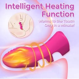 Lzwintrading Vinger Vibrator met 10 Vibratie Standen - Verwarming - Mini Kogels Vibrator voor Vrouwen - Krachtige G-spot Clitoris Stimulator - Discreet Sex Toy - Seksspeeltje - Vibrators voor Vrouwen en koppels - Stil — thumbnail 2
