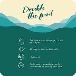 ONLYTOYS® The Breeze - Luchtdruk Vibrator & Vibrerend Ei - G Spot & Clitoris Stimulator - Sex Toys voor Vrouwen - Koppel Satisfyer - Vibrators voor Koppels — thumbnail 2
