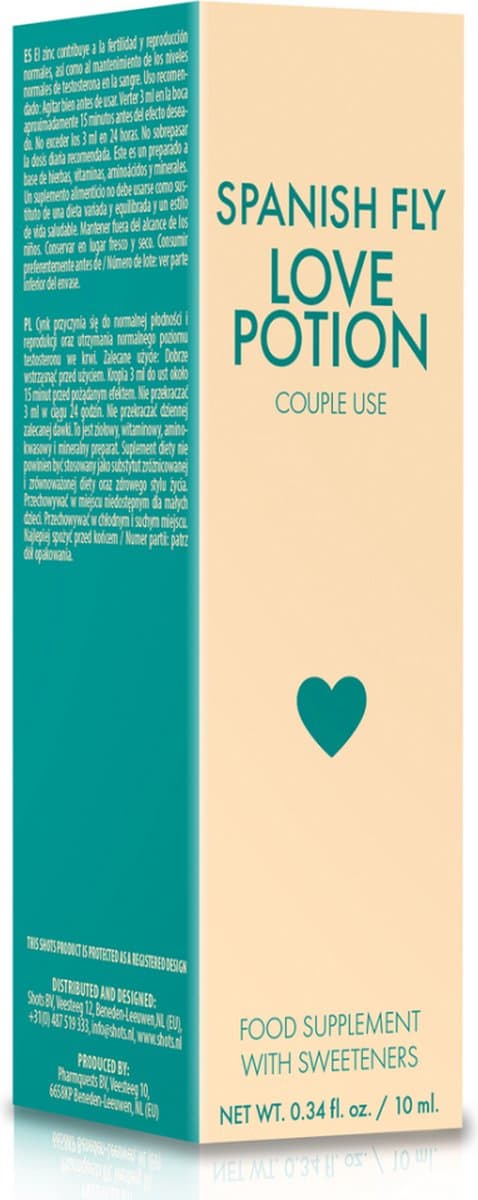 Pharmquests by Shots - Spanish Fly - Love Potion - 0.34 fl oz / 10 ml — afbeelding 1