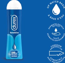 Durex - 110ml Glijmiddel - Play Sensitive 1x100ml - Intense Orgasm 1x10ml - Voordeelverpakking — thumbnail 5