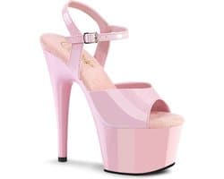 Pleaser - ADORE709 Sandaal met enkelband, Paaldans schoenen - US 9 - 39 Shoes - Roze