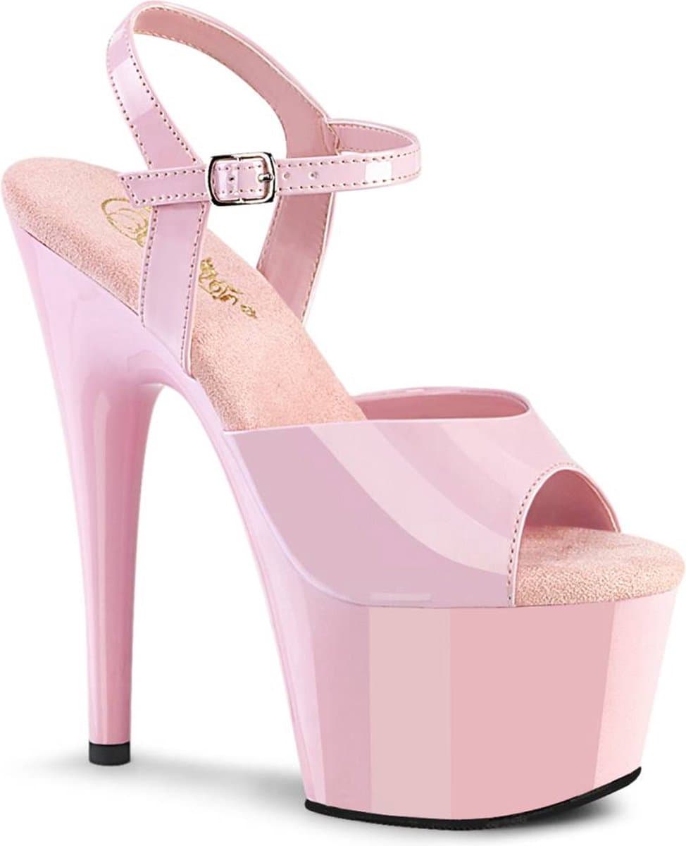 Pleaser - ADORE709 Sandaal met enkelband, Paaldans schoenen - US 9 - 39 Shoes - Roze — afbeelding 1