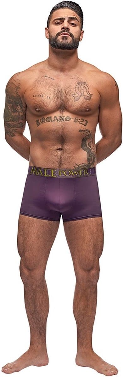 Male Power Avant-Garde - Verstrakkend Short eggplant M — afbeelding 1