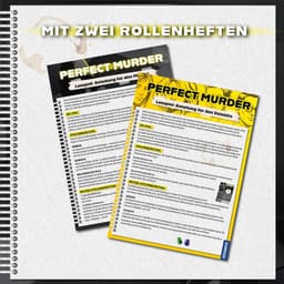 Spannend Duel Spel - Raadspel - Logica Puzzelen - Twee Rollen - 9 Verdachten - Wit — thumbnail 2