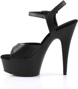 EU 38 = US 8 | DELIGHT-609 | 6 Heel, 1 3/4 PF Ankle Strap Sandal — thumbnail 3