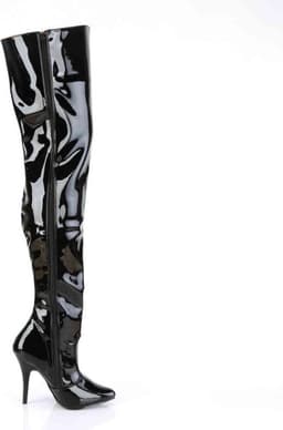 EU 40 = US 10 | SEDUCE-3010 | 5 Plain Stretch Thigh Boot — thumbnail 5