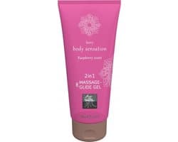 Massage- & Glide Gel 2 in 1 - Framboos