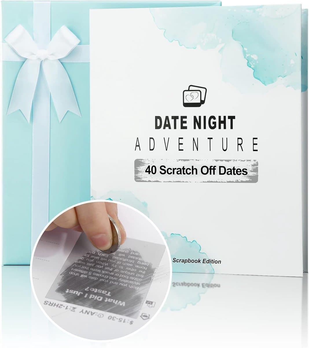 Avonturenboek voor Koppels - Date Night Spelletjes - Romantische Avonden - 40 Kras Uitdagingen — afbeelding 1