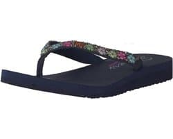 Dames Teenslippers - Comfortabele Sandalen - Zomerse Wandelingen - Yoga Foam Voetbed - 35.31 x 20.07 cm - Gekleurd