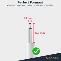 DC Kabel - USB naar DC Oplader - USB DC Oplaadkabel 2.5mm - 80cm - Wit — thumbnail 3