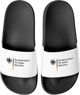 Grappige Badslippers met Bier Opdruk - Antislip Douche & Sauna Slippers voor Heren en Dames — thumbnail 1
