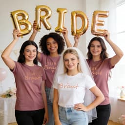 T-shirt voor Vrijgezellenfeesten: Team Bruid en Bruidsmeisjes — thumbnail 4