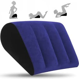 Killogood Opblaasbare waaipillow blauw – draagbaar kussen 45x36x16 cm — thumbnail 1