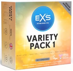 EXS assortimentsverpakking 1 - 48 condooms in diverse varianten — thumbnail 1