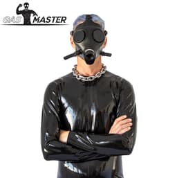 GASMASTER Alien Gasmasker – Gepolariseerde Lenzen + Metalen Oogkappen — thumbnail 1