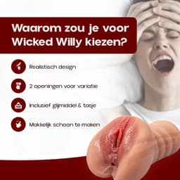 Fleshy Kunstvagina & Anus Masturbator – Realistisch Design – Pocket Pussy voor Mannen – Sex Toy met Levensecht Gevoel — thumbnail 2