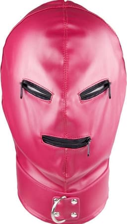 Banoch - Gimp/2 Pink - Roze bondage Masker van pu leer | BDSM — thumbnail 1