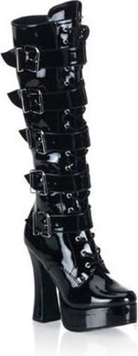 Pleaser - ELECTRA2042 Kniehoge laarzen - US 12 - 42 Shoes - Zwart — afbeelding 1