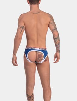 Barcode Berlin Maxime Backless Brief Royal - MAAT S - Erotisch Heren Ondergoed - Slip voor Man - Sexy mannen Slip — thumbnail 4