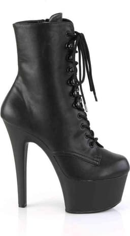 Pleaser - ASPIRE-1020 Plateau Laarzen, Paaldans schoenen - Paaldans schoenen - 38 Shoes - Zwart — thumbnail 5