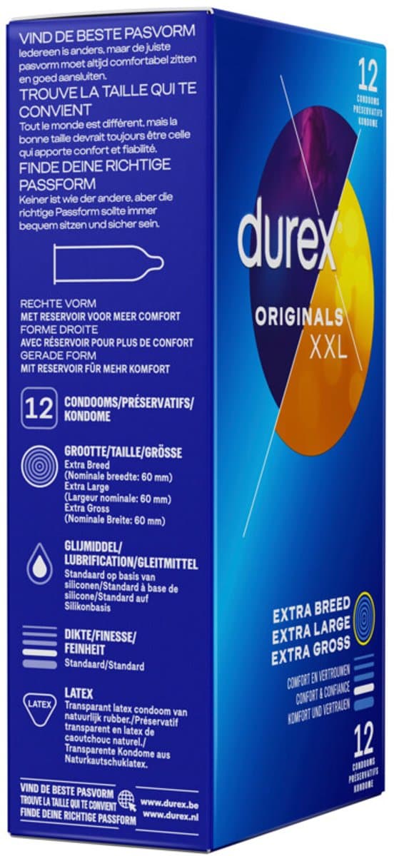 Durex Condooms XL Power - 3 x 12 stuks — afbeelding 1