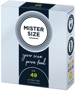 MISTER SIZE 49 Ultra Dunne S condooms (3 pack) — thumbnail 2