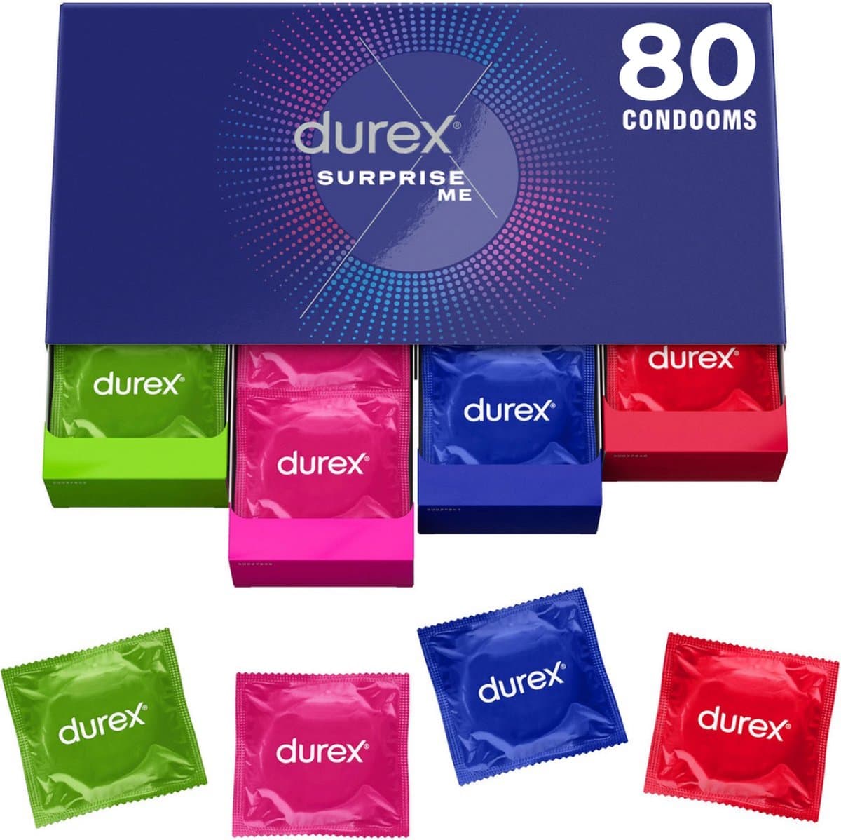Durex Surprise Me - 80 Stuks - Voordeelverpakking — afbeelding 1