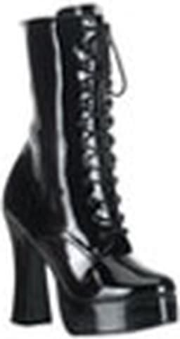Pleaser - ELECTRA-1020 Plateau Laarzen - US 9 - 39 Shoes - Zwart — thumbnail 4