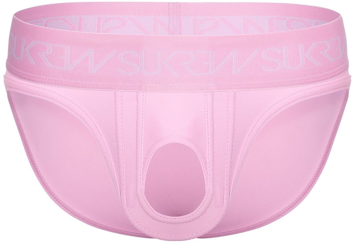 SUKREW U-Style Brief Summer Pink - MAAT S - Erotisch Heren Ondergoed - Slip voor Man - Sexy mannen Slip — afbeelding 1