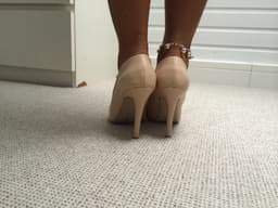 damesschoen sexy pump nude - high heels beige- killer heels — thumbnail 3