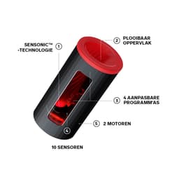 LELO F1S V2 – Mannelijke Masturbator – App-Gestuurd – SenSonic & Cruise Control – Red — thumbnail 3